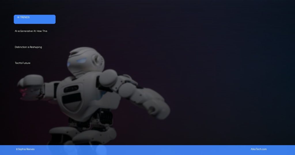 ai vs generative ai | AlkaTech