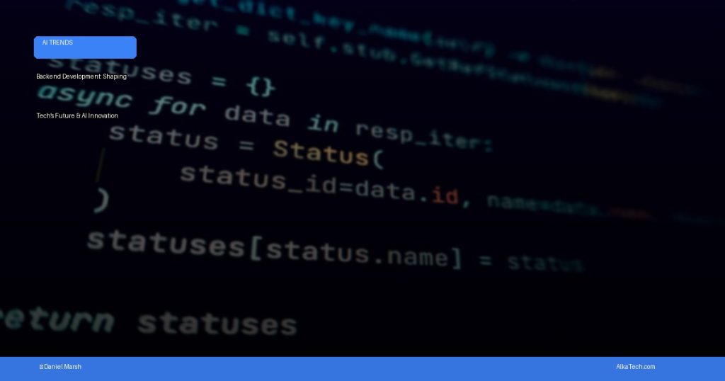backend development future | AlkaTech