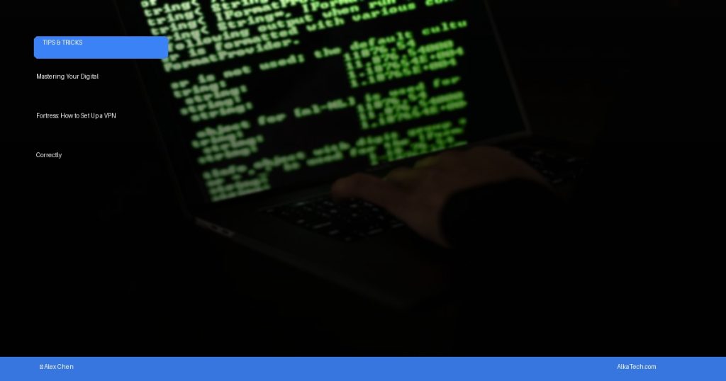 set up a VPN correctly | AlkaTech