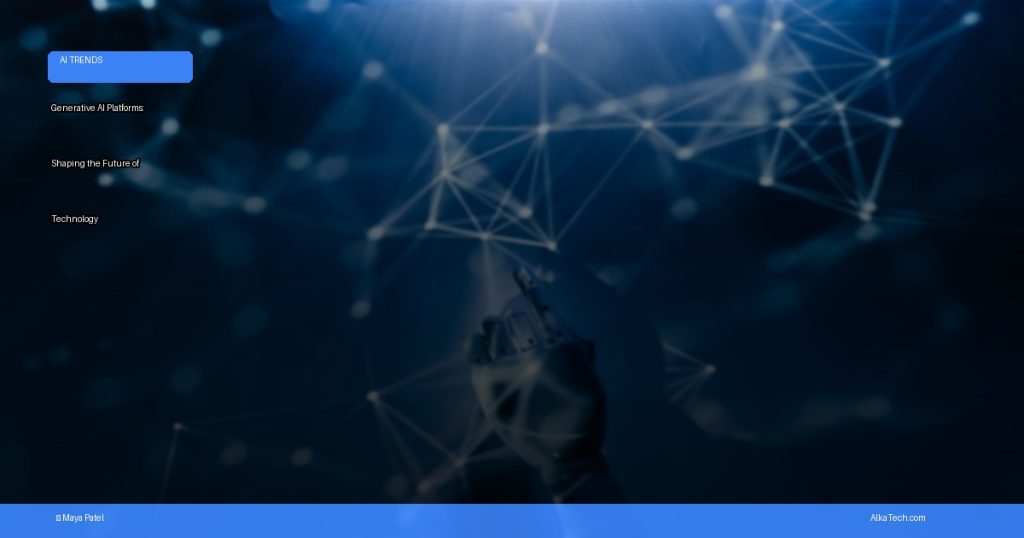 generative AI platforms | AlkaTech