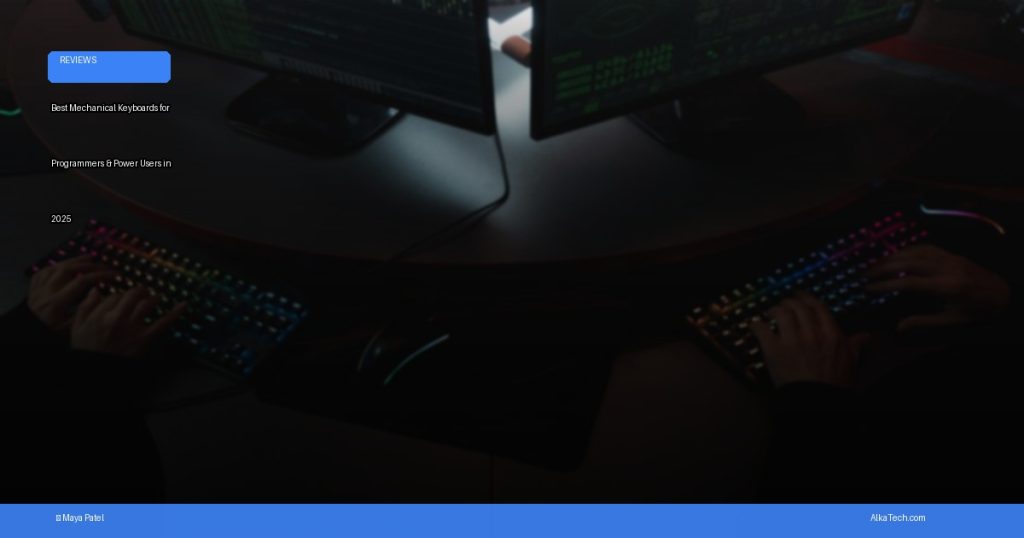 best mechanical keyboards | AlkaTech