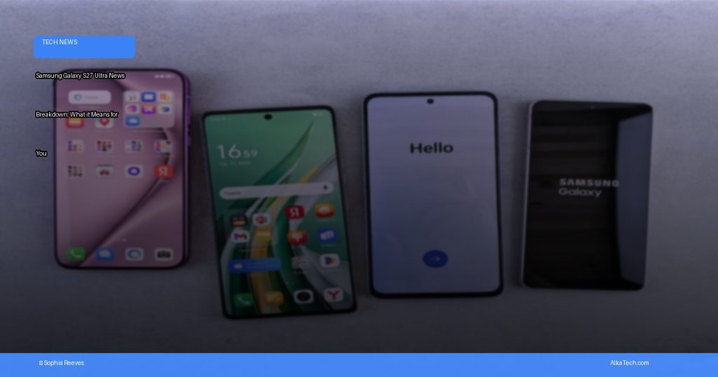 Samsung Galaxy S27 Ultra | AlkaTech