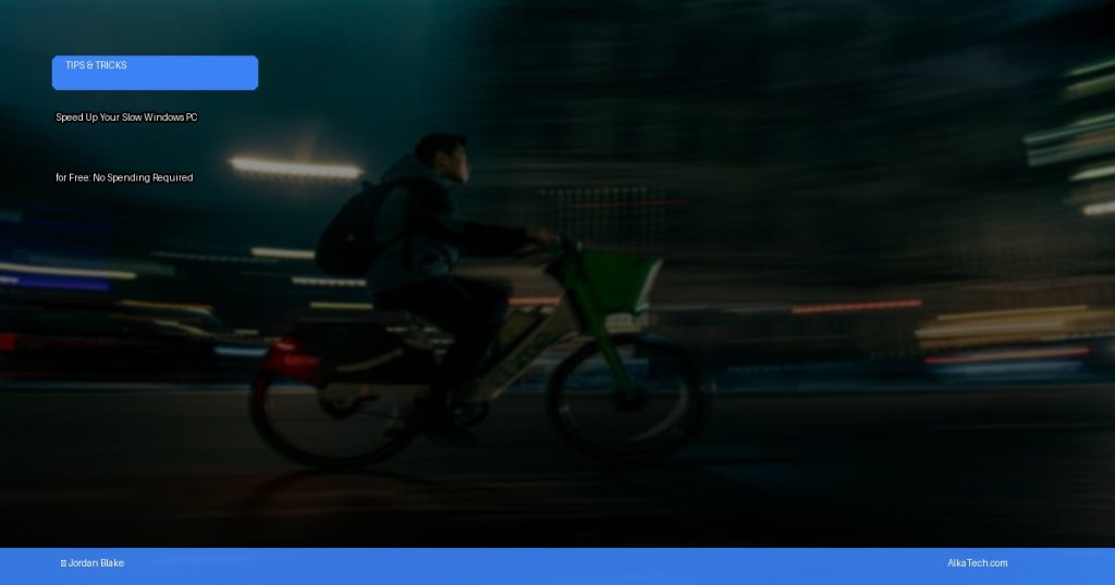 speed up Windows PC free | AlkaTech