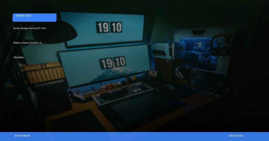 budget gaming PC | AlkaTech