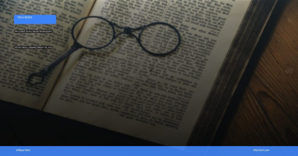 Microsoft Word news | AlkaTech
