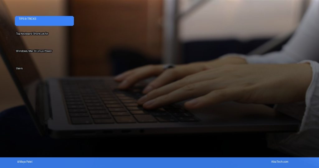 power user keyboard shortcuts | AlkaTech